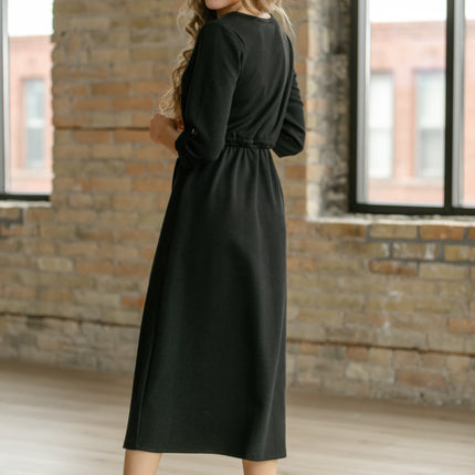 Monica Tie Waist Midi Dress - FINAL SALE