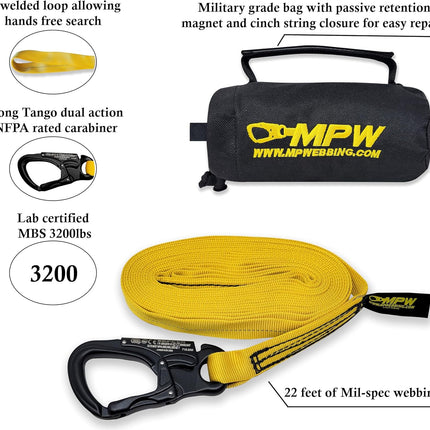 Multipurpose Webbing Personal Carry Kit - Firefighter Rescue Tool - MPW