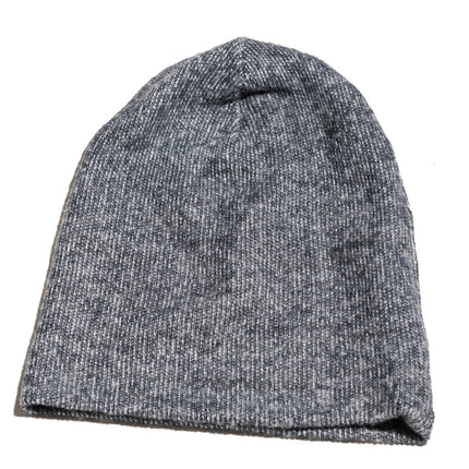 Melange Knit Beanie Cap - Long