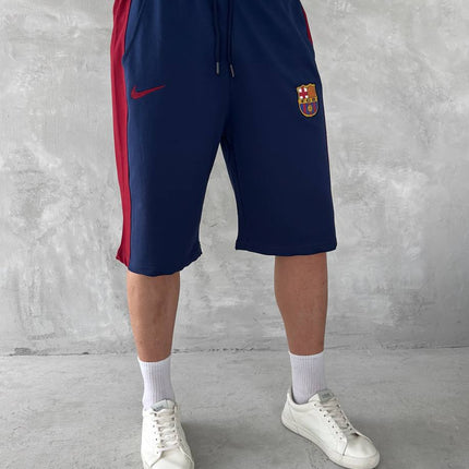 Blaugrana Spirit Men's Polo & Shorts Set – Modern Football Style