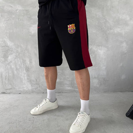 Blaugrana Spirit Men's Polo & Shorts Set – Modern Football Style