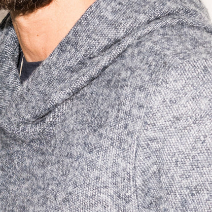 Men's Soft Knit Melange Pullover Hoodie