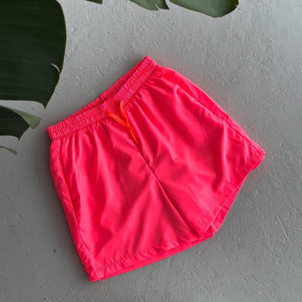 HydroFlex Neon Pink Men's Shorts – Quick-Dry, Lightweight, Standout Activewear
