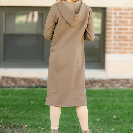 Olympia Zipper Sweatshirt Dress