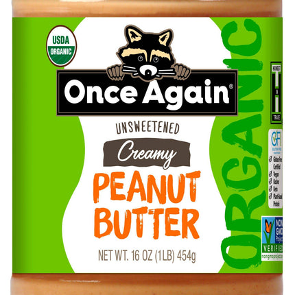 Peanut Butter, Creamy, Organic