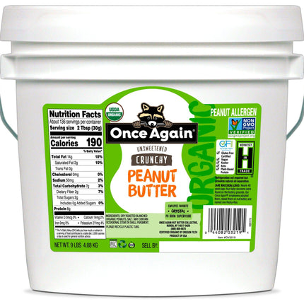 Peanut Butter, Crunchy, Organic
