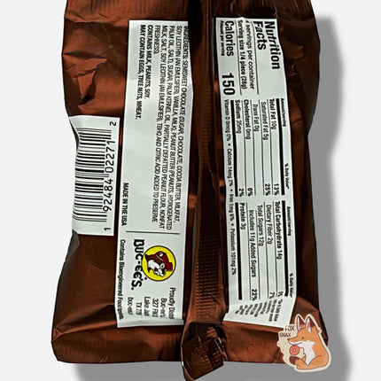 Buc-ee's Dark Chocolate Peanut Butter OverBite