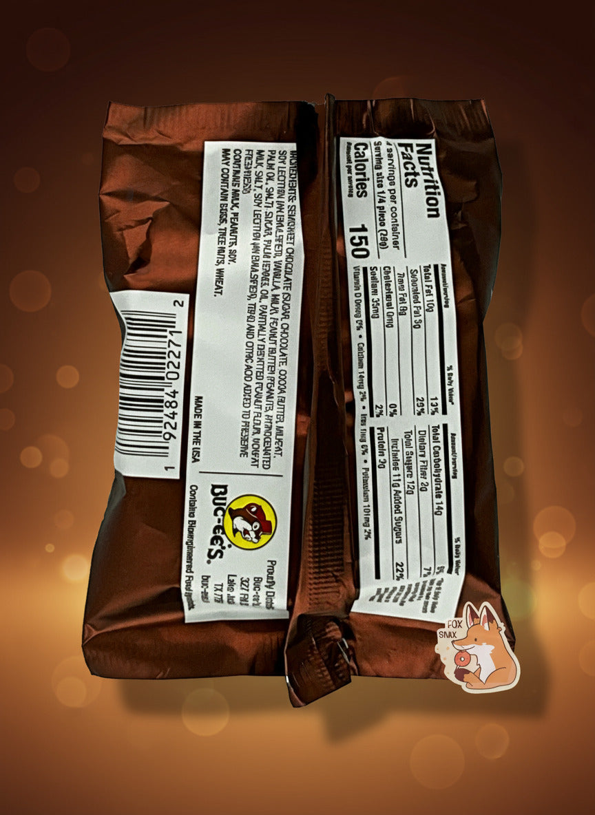 Buc-ee's Dark Chocolate Peanut Butter OverBite
