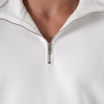 Unisex Oversize Half-Zip Sweatshirt & Baggy Sweatpants Set