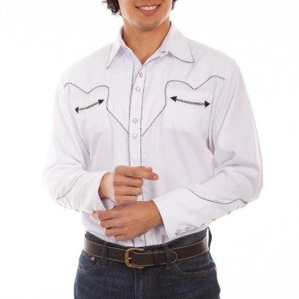 Scully Candy Cane - Men's Western Shirt