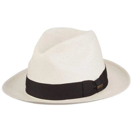 Scala Napa - Panama Straw Fedora Hat