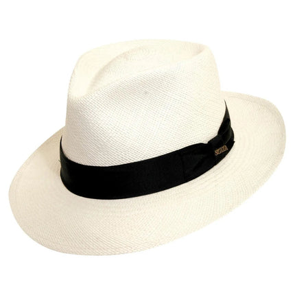 Scala Highlands - Panama Straw Fedora Hat (Closeout)