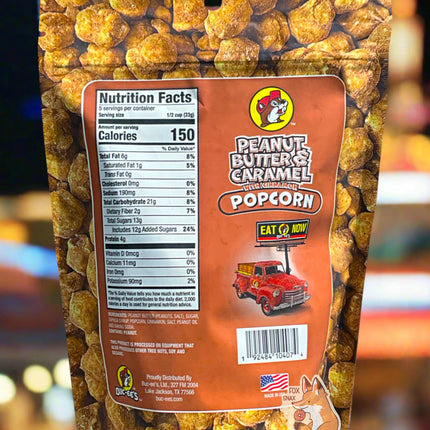 Buc-ee's Peanut Butter & Caramel Popcorn With Cinnamon