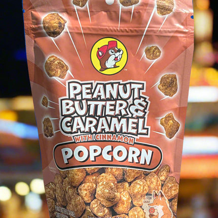 Buc-ee's Peanut Butter & Caramel Popcorn With Cinnamon