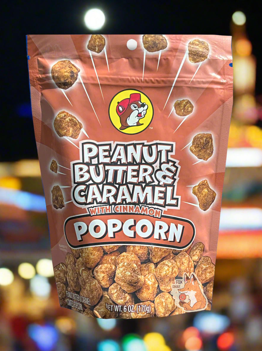 Buc-ee's Peanut Butter & Caramel Popcorn With Cinnamon