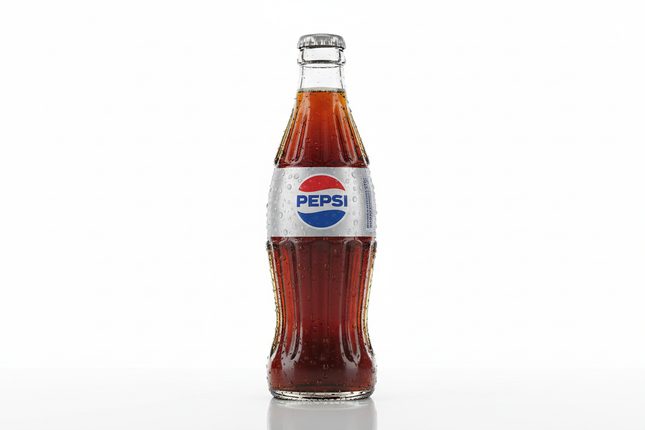 Pepsi Cola Classic 12oz Glass Bottle - Premium Retro American Soda
