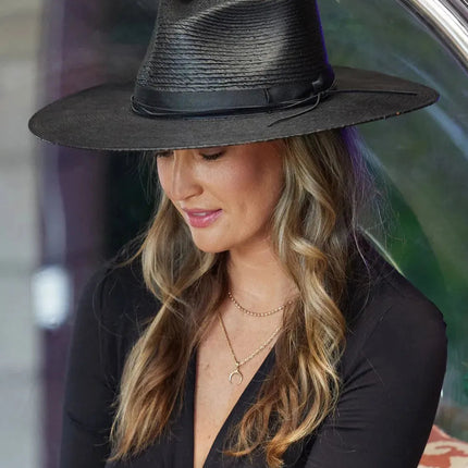 Peter Grimm Carin - Wide Brim Mexican Palm Straw Hat