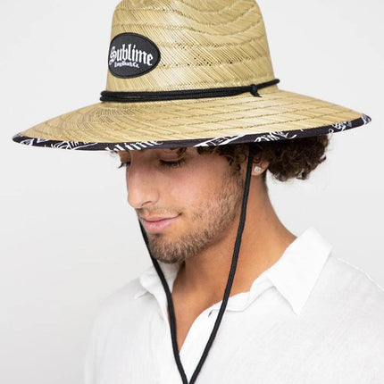 Peter Grimm Sublime Pool Shark Lifeguard - Rye Straw Lifeguard Hat