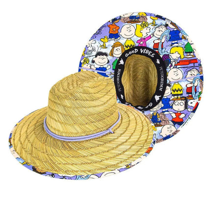 Peter Grimm Peanuts Characters - Rye Straw Lifeguard Hat