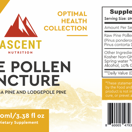 Wild-Harvested Pine Pollen Tincture, 335 mg