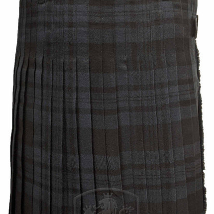 Traditional Kilt - Premium Wool, Black Isle