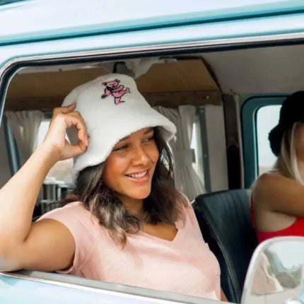 Peter Grimm Grateful Dead Pink Bear Bucket - Bucket Hat