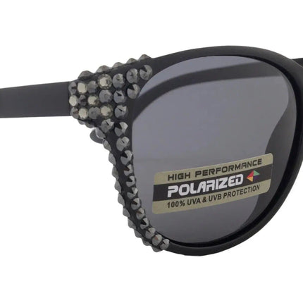 Polarized Premium Fashion  sunglasses with Genuine European Crystals