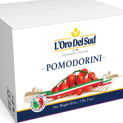 L'Oro Del Sud, Cherry Tomatoes, 6 Pack x 88 oz