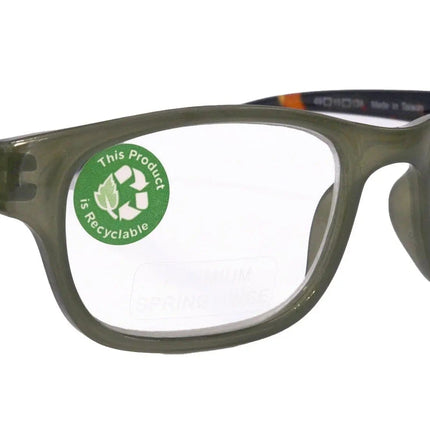Premium Reading Glasses High End Reading Glass +1.25 to +6.00 magnifying glasses, Square. optical Frames
