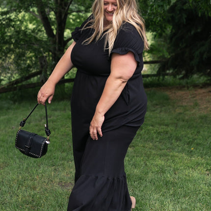 Amy Puff Sleeve Maxi Dress - FINAL SALE