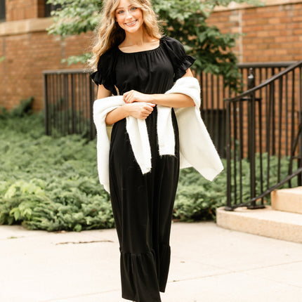 Amy Puff Sleeve Maxi Dress - FINAL SALE