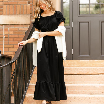 Amy Puff Sleeve Maxi Dress - FINAL SALE