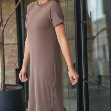Baylor Ribbed T-Shirt Dress