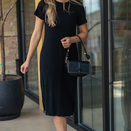 Baylor Ribbed T-Shirt Dress