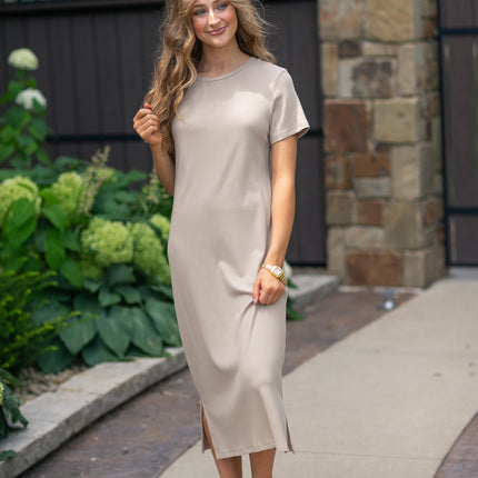 Baylor Ribbed T-Shirt Dress