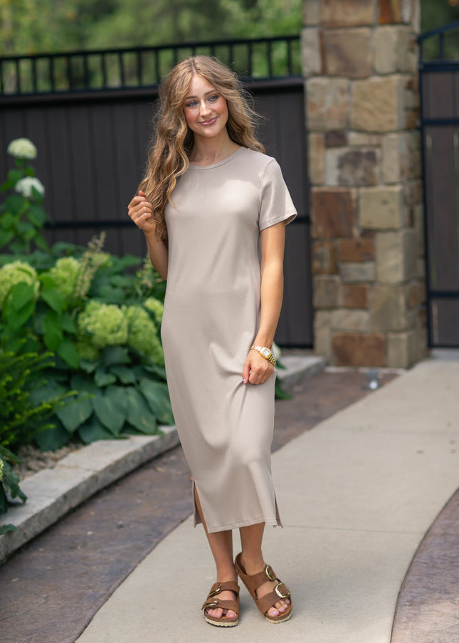 Baylor Ribbed T-Shirt Dress