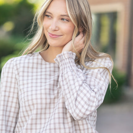 Blake Cinched Sleeve Blouse