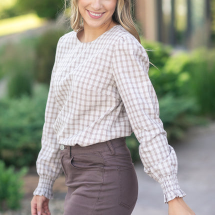 Blake Cinched Sleeve Blouse