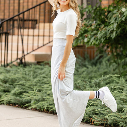 Clarise Premium Knit Maxi Skirt