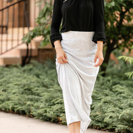 Clarise Premium Knit Maxi Skirt