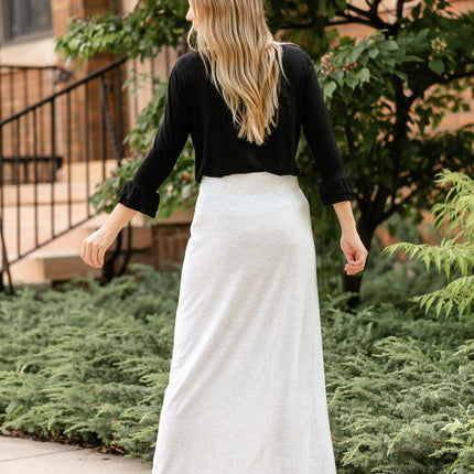 Clarise Premium Knit Maxi Skirt