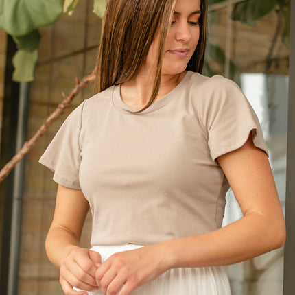 Essential Flutter Sleeve Top