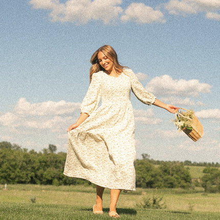 Flora Smocked Midi Dress