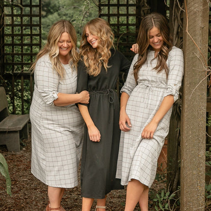 Monica Tie Waist Midi Dress - FINAL SALE