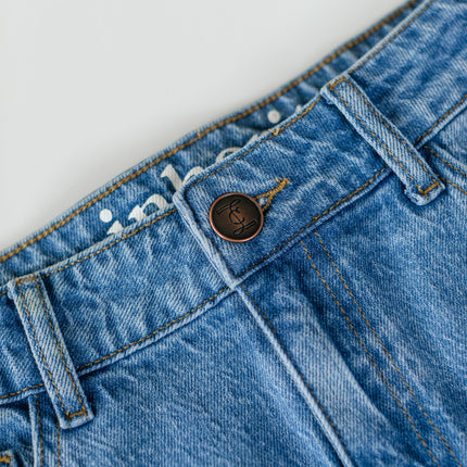 Remi Denim Classic Wash Midi Skirt