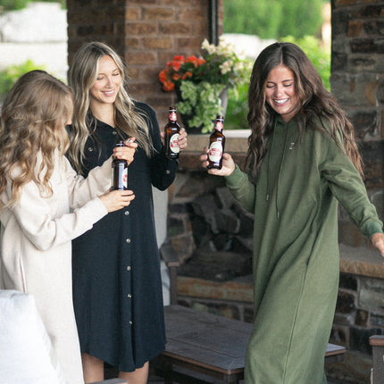 Teagan Black Ultra Soft Shirt Dress