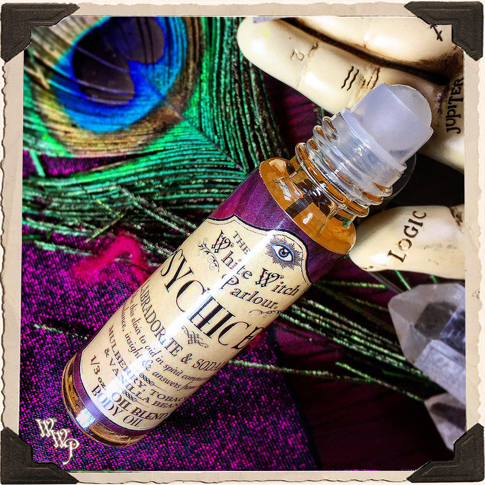 PSYCHIC EYE Elixir BODY OIL Rollon. For Enhancing Psychic Intuition, Spiritual Energy & Divination.