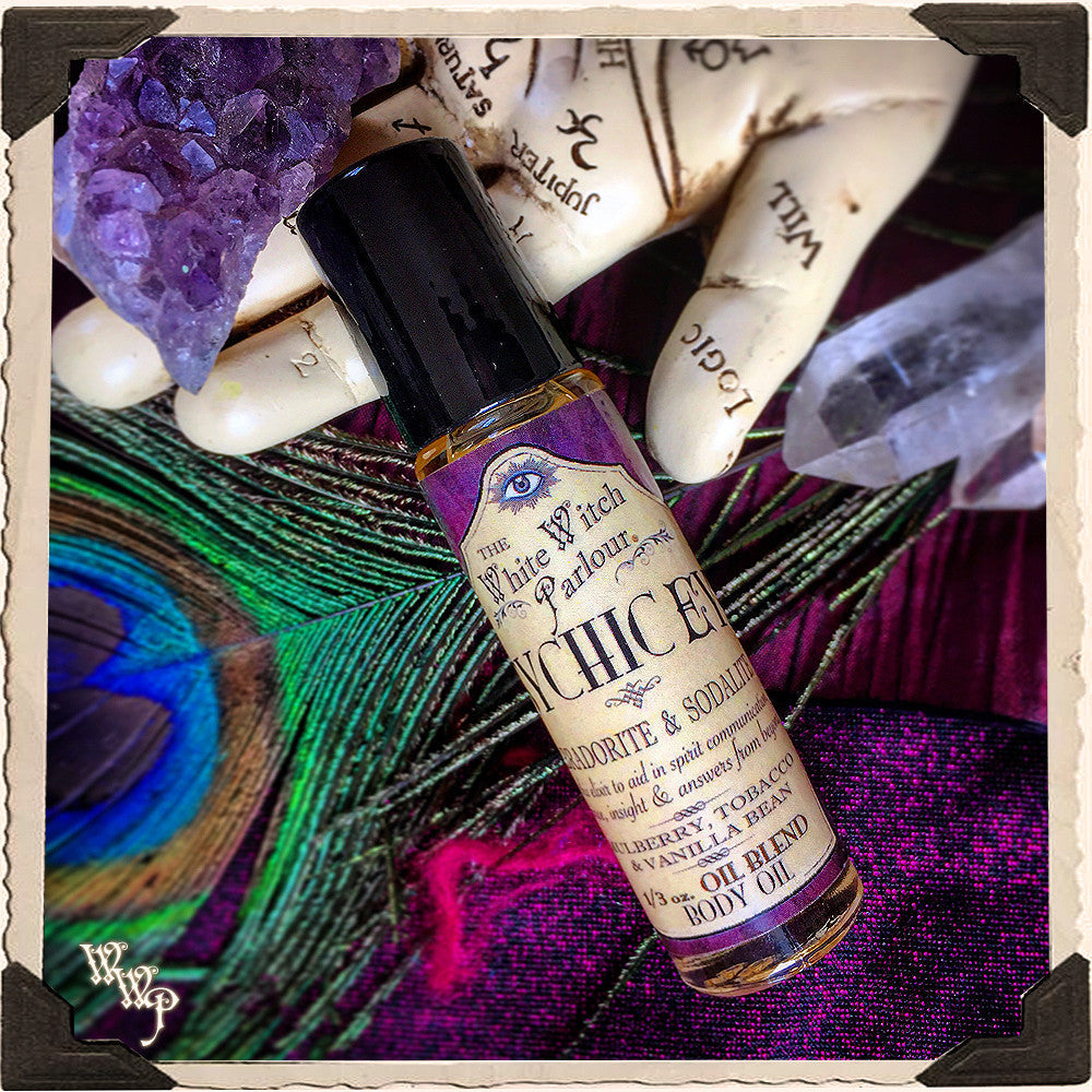 PSYCHIC EYE Elixir BODY OIL Rollon. For Enhancing Psychic Intuition, Spiritual Energy & Divination.