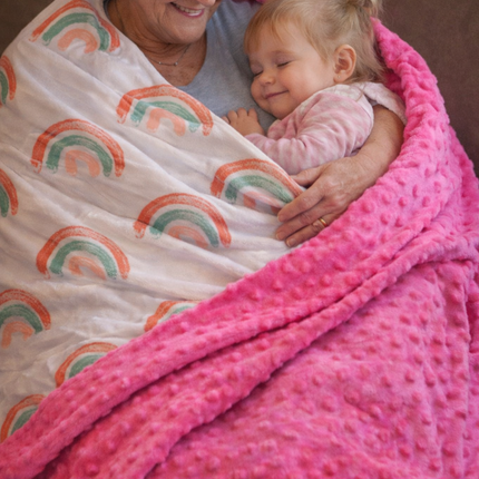 Colorful Creations Minky Blanket