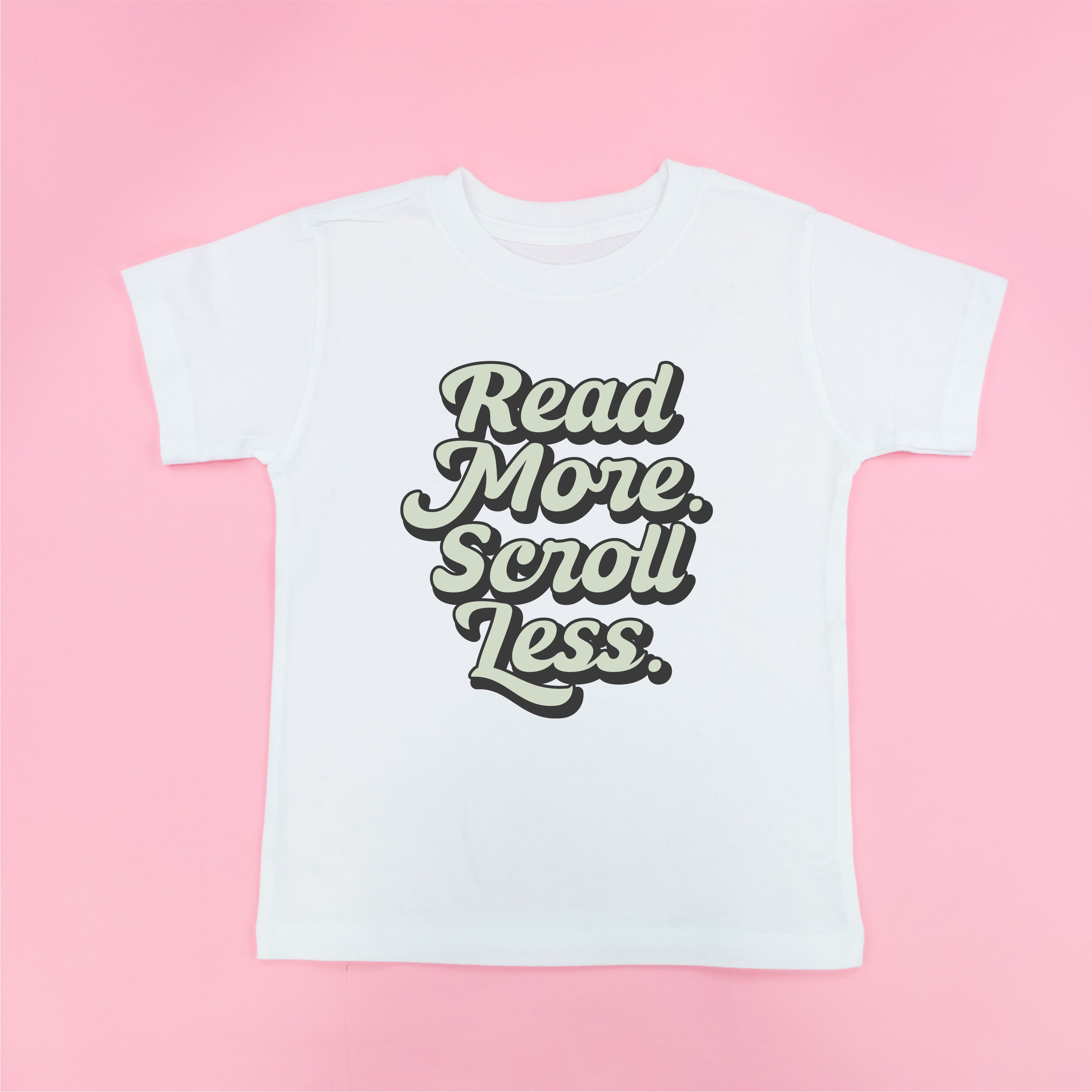 Read More. Scroll Less. - Child Tee